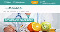 Desktop Screenshot of equipemedicinaestetica.it